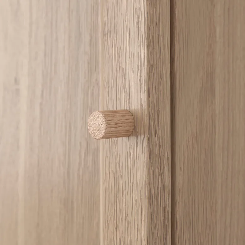 IKEA BILLY БІЛЛІ / OXBERG ОКСБЕРГ, книжкова шафа з дверцятами, під дуб, 40x30x106 см 094.832.92 фото №4