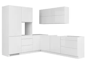 BRW Кутовий кухонний гарнітур Top Line 225x260 см білий глянець, альпійський білий/глянцевий білий TV_NAR4_BBL-BAL/BIP фото