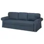 IKEA VRETSTORP ВРЕТСТОРП, чехол на 3-местный диван-кровать, Киланда темно-синего цвета 205.451.80 фото