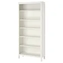 IKEA HEMNES ХЕМНЕС, книжкова шафа, біла морилка, 90x197 см 903.717.65 фото thumb №1