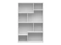 BRW Книжный шкаф Tetrix 88 см с 8 полками белый, белый глянец REG/140/90-BIP фото thumb №2