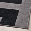 IKEA BLÅSKATA БЛОСКАТА, килим, чорний/сірий, 105x160 см 005.695.20 фото thumb №4