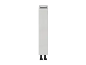 BRW Кухонный шкаф Sole высотой 15 см с корзиной для груза светло-серый глянец, альпийский белый/светло-серый глянец FH_DC_15/82_C-BAL/XRAL7047 фото