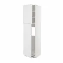 IKEA METOD МЕТОД, висока шафа для холодильника, 2 дв, білий / стенсундський білий, 60x60x220 см 894.570.34 фото thumb №1