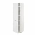 IKEA METOD МЕТОД, висока шафа із полицями / 2 дверцят, білий / стенсундський білий, 60x60x200 см 994.615.11 фото thumb №1