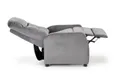 Кресло реклайнер мягкое раскладное HALMAR FELIPE 2, серый фото thumb №11