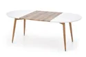 Кухонний стіл розкладний HALMAR EDWARD 120-200x100 см дуб медовий / білий; ніжки : дуб медовий фото thumb №9