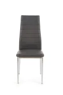 Кухонний стілець HALMAR K70C новий хром, сірий (1шт=4шт) фото thumb №4