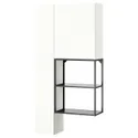 IKEA ENHET ЕНХЕТ, шафа, антрацит / білий, 90x32x180 см 895.479.64 фото thumb №1