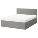 IKEA SKARVLO СКАРВЛО, ліжко з підіймальним механізмом, сірий, 140x200 см 705.560.86 фото thumb №1