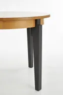 Обідній стіл розкладний HALMAR SORBUS 100-200x100 см, стільниця - дуб медовий, ніжки - графіт фото thumb №11