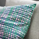 IKEA HAMNKRASSING ХАМНКРАССИНГ, чехол на подушку, розовый/синий зеленый, 50x50 см 305.827.99 фото thumb №3