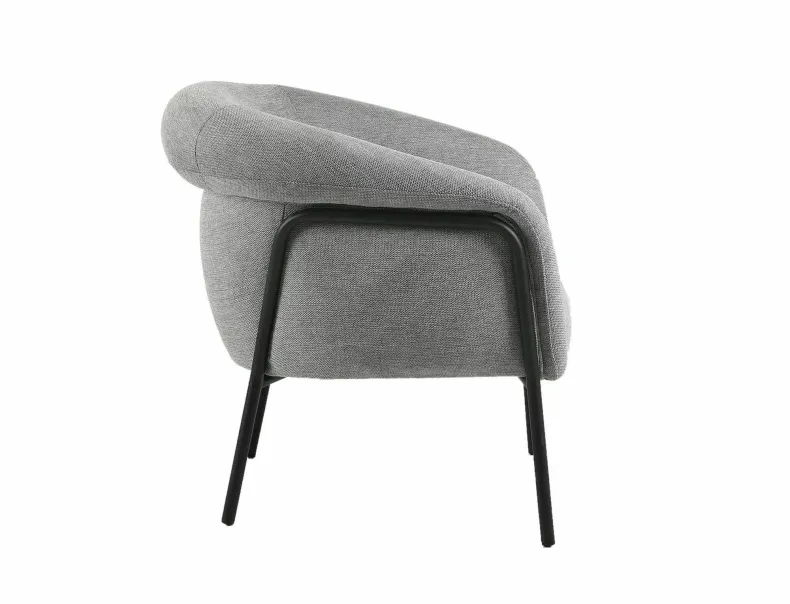 Крісло м'яке SIGNAL Clover Brego, тканина: сірий фото №4