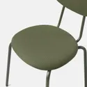 IKEA MELLTORP МЕЛЬТОРП / ÖSTANÖ ЕСТАНЕ, стіл+2 стільці, білий білий/Нагадати темно-зелений, 75 см 595.688.06 фото thumb №4