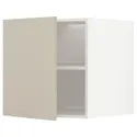 IKEA METOD МЕТОД, верхня шафа для холодильн / мороз кам, білий / хавсторпський бежевий, 60x60 см 294.543.78 фото thumb №1