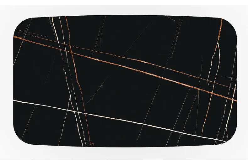 Стіл SIGNAL AVANGARD II Ceramic NL, матовий чорний, 95x160 фото №3