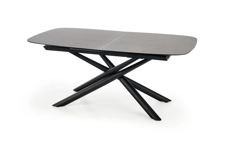 Кухонный стол раскладной HALMAR CAPELLO 180-240x95 см черный, серый фото №14