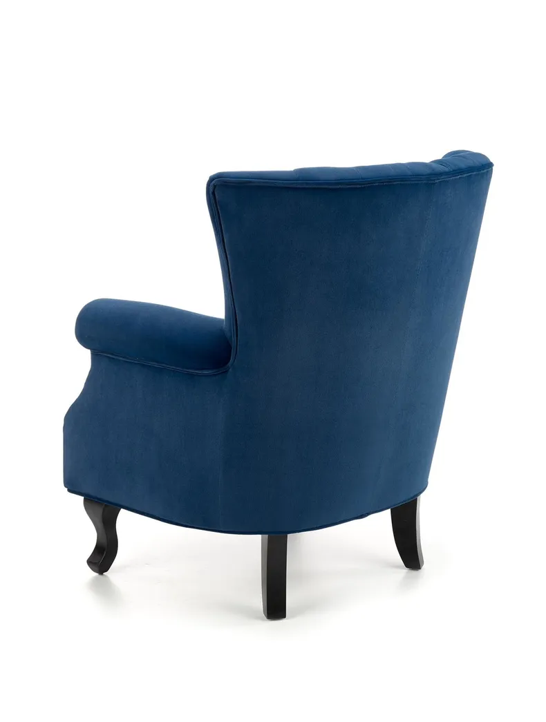 Кресло мягкое HALMAR TITAN темно-синее фото №3