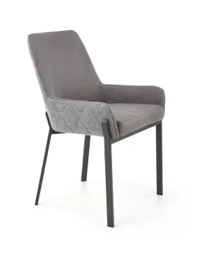 Кухонный стул HALMAR K439 серый, черный фото