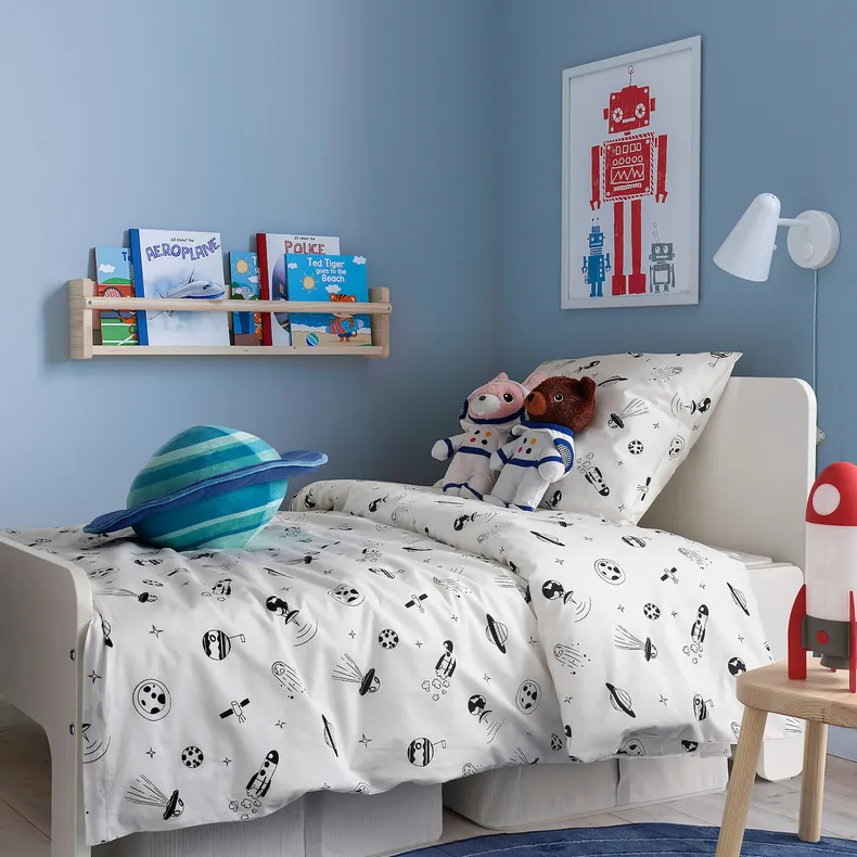 IKEA AFTONSPARV АФТОНСПАРВ, мягкая игрушка в костюме космонавта, медведь, 28 см 405.515.42 фото №7