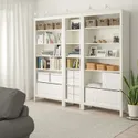 IKEA HEMNES ХЕМНЕС, книжкова шафа, біла пляма, 229x197 см 792.311.54 фото thumb №2