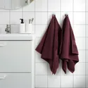 IKEA FREDRIKSJÖN ФРЕДРИКШЁН, полотенце, тёмно-красный, 50x100 см 305.527.59 фото thumb №3