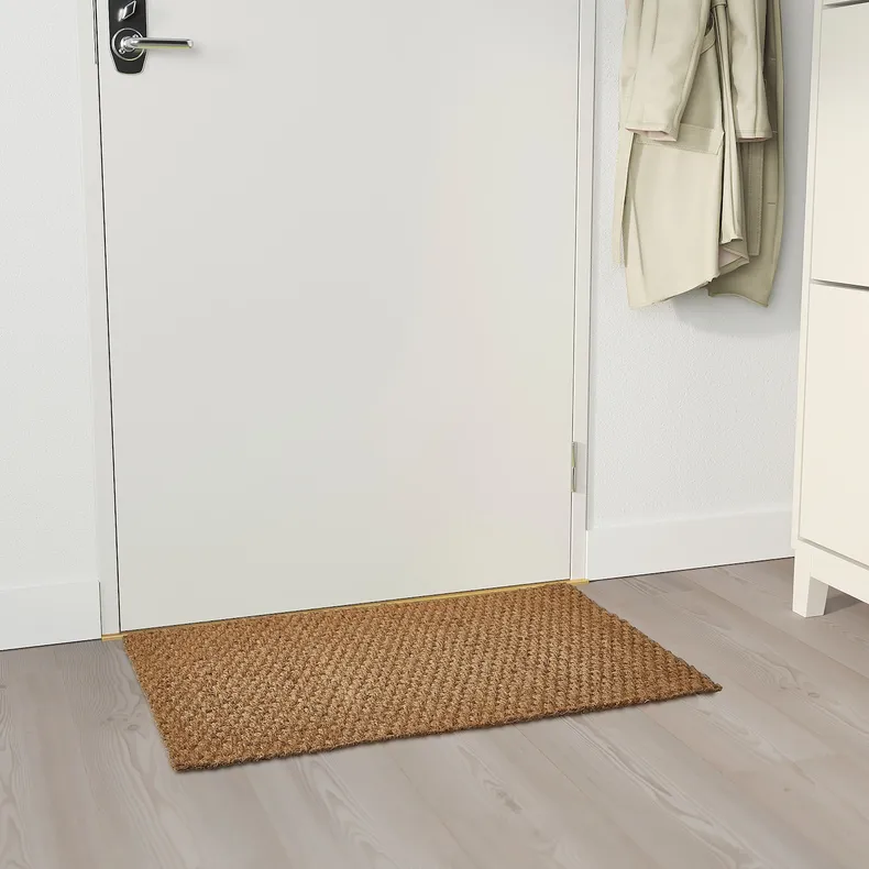 IKEA SINDAL СІНДАЛЬ, килимок під двері, натуральний, 50x80 см 800.476.35 фото №2