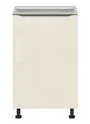 BRW Правосторонний кухонный шкаф Sole L6 50 см магнолия жемчуг, альпийский белый/жемчуг магнолии FM_D_50/82_P-BAL/MAPE фото
