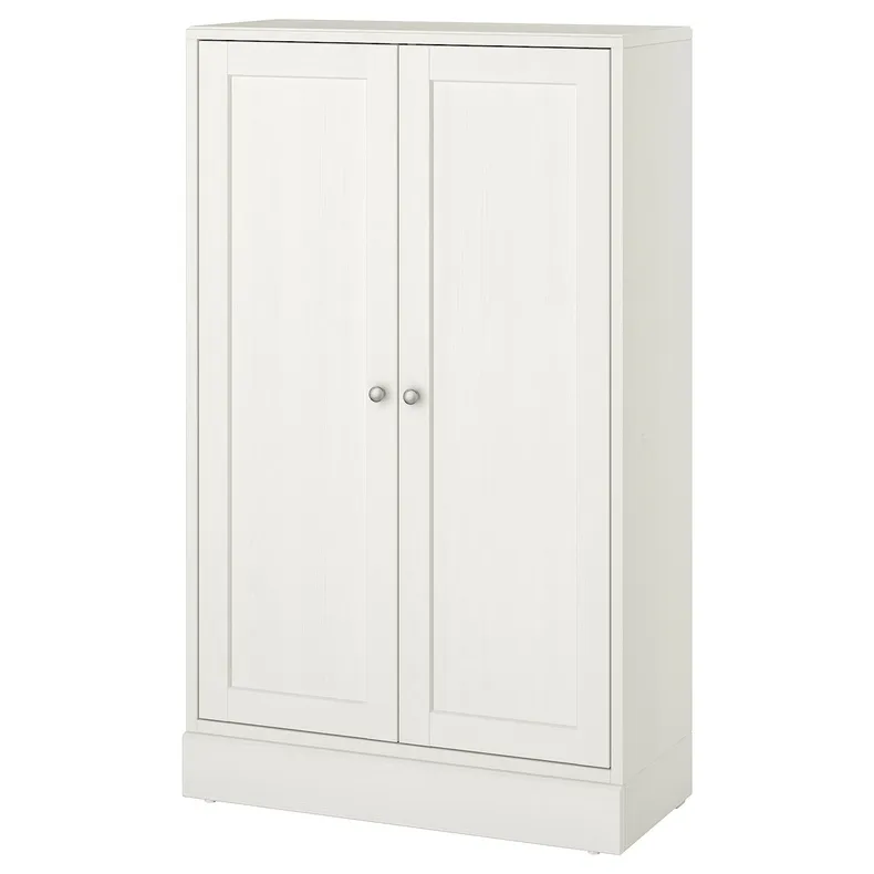 IKEA HAVSTA ХАВСТА, шкаф с цоколем, белый, 81x37x134 см 592.751.01 фото №1
