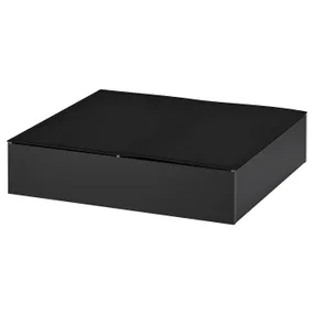 IKEA VARDÖ ВАРДО, коробка під ліжко, чорний, 65x70 см 202.382.23 фото
