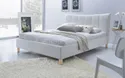 Ліжко двоспальне HALMAR SANDY 160x200 см біле фото thumb №2