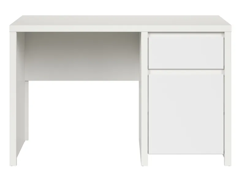 BRW Письменный стол BRW KASPIAN 120х65 см, белый / матовый белый BIU1D1S/120-BI/BIM фото №2