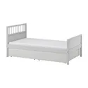 IKEA SMYGA СМИГА, каркас кровати с ящиками, светло-серый, 90x200 см 594.441.42 фото thumb №1