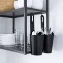 IKEA ENHET ЕНХЕТ, кутова кухня, антрацит / білий 593.381.27 фото thumb №9