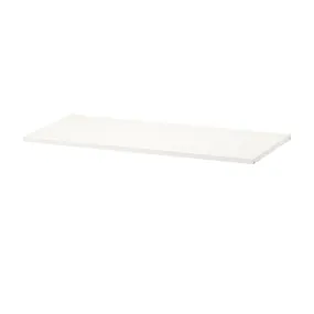 IKEA BOAXEL БОАКСЕЛЬ, полиця, метал білий, 80x40 см 104.487.35 фото