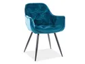 Кресло SIGNAL CHERRY Velvet, Bluvel 86 - темно-синий фото thumb №39