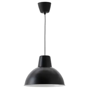 IKEA SKURUP СКУРУП, підвісний світильник, чорний, 38 см 804.071.14 фото