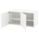 IKEA PLATSA ПЛАТСА, лавка з відділенням для зберігання, білий/САННІДАЛЬ білий, 120x57x63 см 992.038.19 фото thumb №1