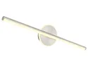 BRW Світлодіодний металевий настінний світильник для ванної кімнати Pepe сріблястий 091431 фото thumb №2
