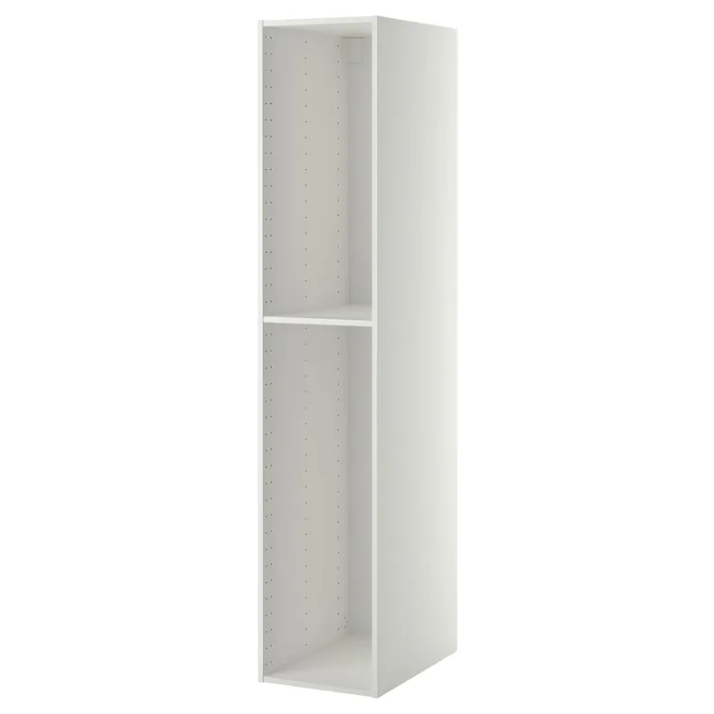 IKEA METOD МЕТОД, каркас высокого шкафа, белый, 40x60x200 см 902.125.59 фото №1