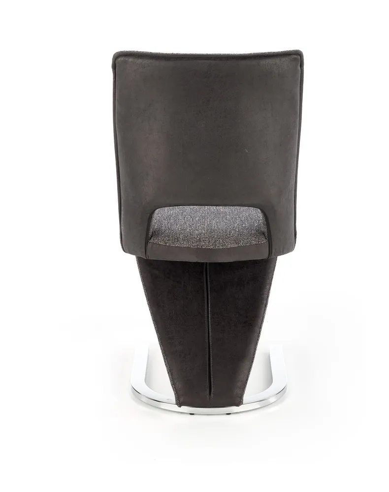 Кухонный стул HALMAR K441 серый/черный фото №5