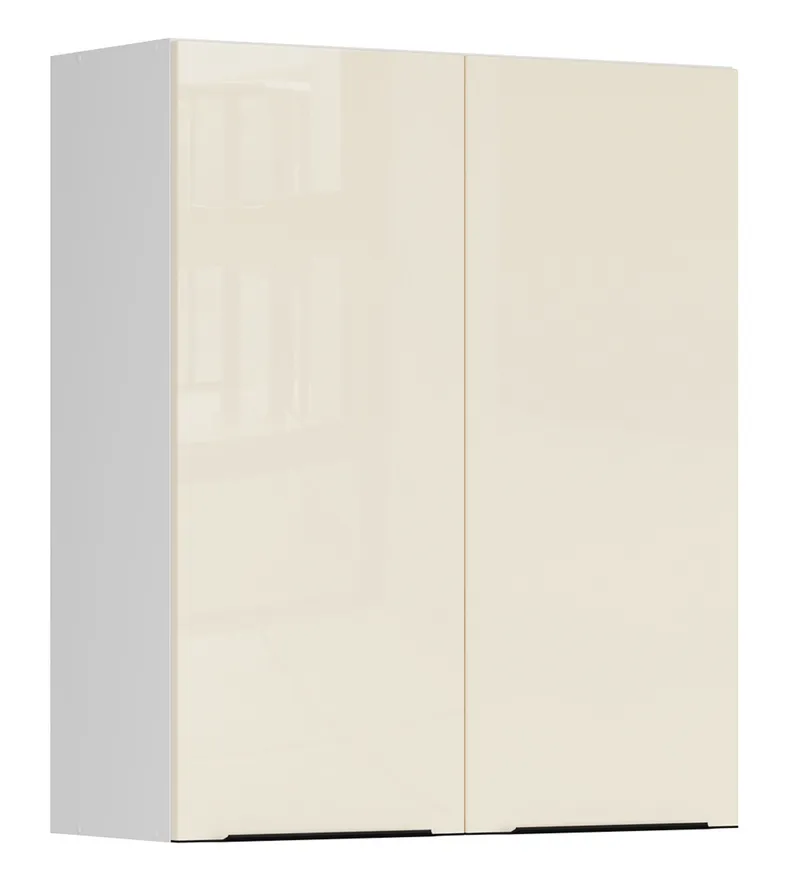 BRW Двухдверный кухонный шкаф Sole L6 80 см магнолия жемчуг, альпийский белый/жемчуг магнолии FM_G_80/95_L/P-BAL/MAPE фото №2
