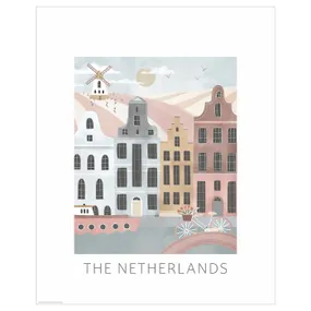 IKEA BILD БИЛЬД, постер, иллюстрация, Нидерланды, 40x50 см 205.816.44 фото
