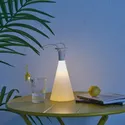 IKEA SOLVINDEN СОЛЬВІНДЕН, LED настільна лампа, для зовнішнього акумулятора/конуса білого кольору, 26 см 705.718.88 фото thumb №2