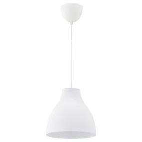 IKEA MELODI МЕЛОДІ, підвісний світильник, білий, 28 см 603.865.27 фото