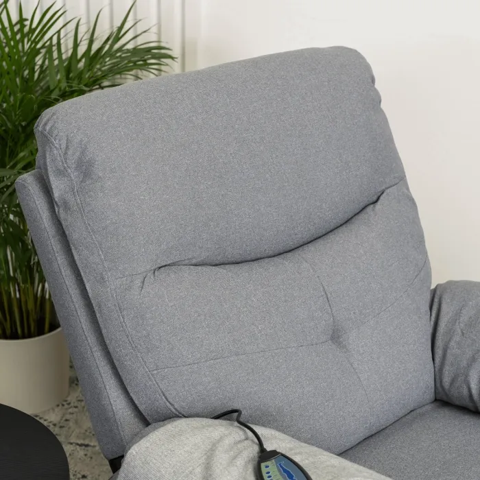 Масажне крісло MEBEL ELITE INTER 2, тканина: сірий фото №5