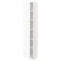 IKEA METOD МЕТОД, высокий шкаф с полками, белый Энкёпинг / белая имитация дерева, 40x37x200 см 194.735.13 фото thumb №1