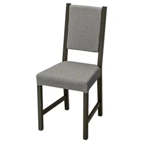 IKEA STEFAN СТЕФАН, стул, коричневый / черный / серо-бежевый 805.120.87 фото