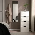 IKEA LILJETRÄD ЛИЛЬЕТРЭД, зеркало, черный, 30x115 см 405.510.47 фото thumb №2