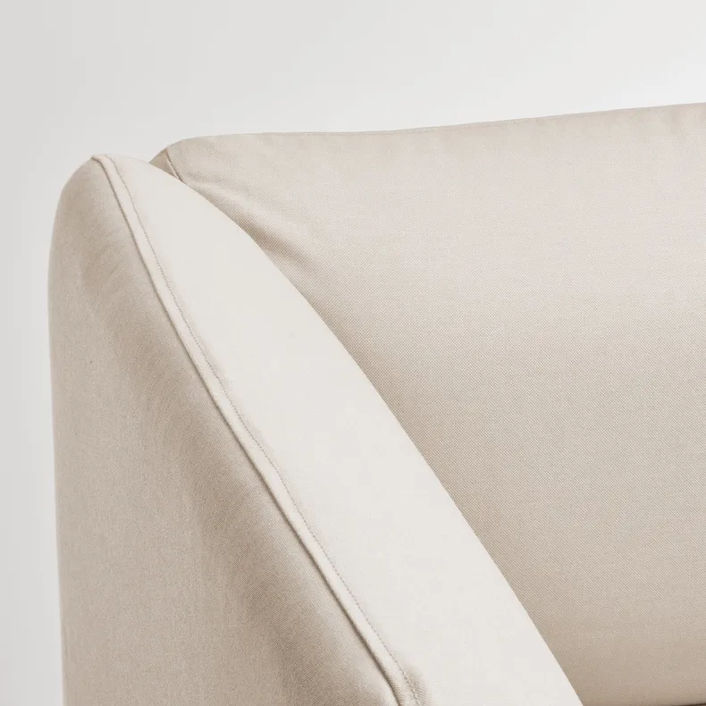 IKEA LILLEHEM ЛІЛЛЕХЕМ, 6-м модульний диван з журн столиком, ВІССЛЕ/бежевий деревина 195.710.47 фото №4